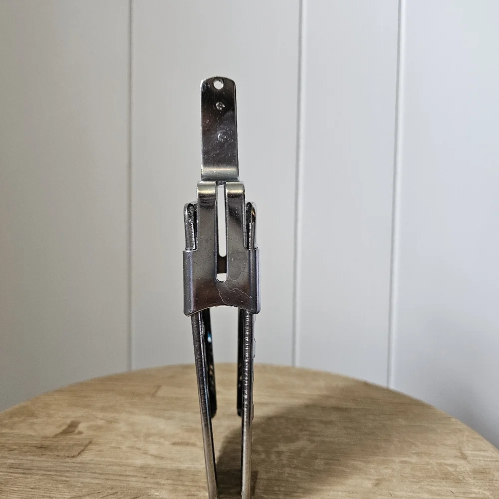 Vintage Stainless Steel Grater Vegetable Slicer Chopper Mincer Shredder Tool